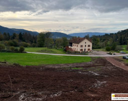 Terrain vue dégagée exposé sud